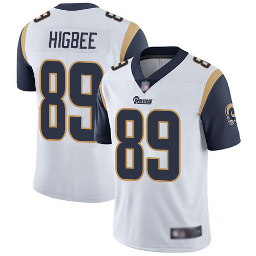 Los Angeles Rams Limited White Men Tyler Higbee Road Jersey NFL Football #89 Vapor Untouchable->youth nfl jersey->Youth Jersey